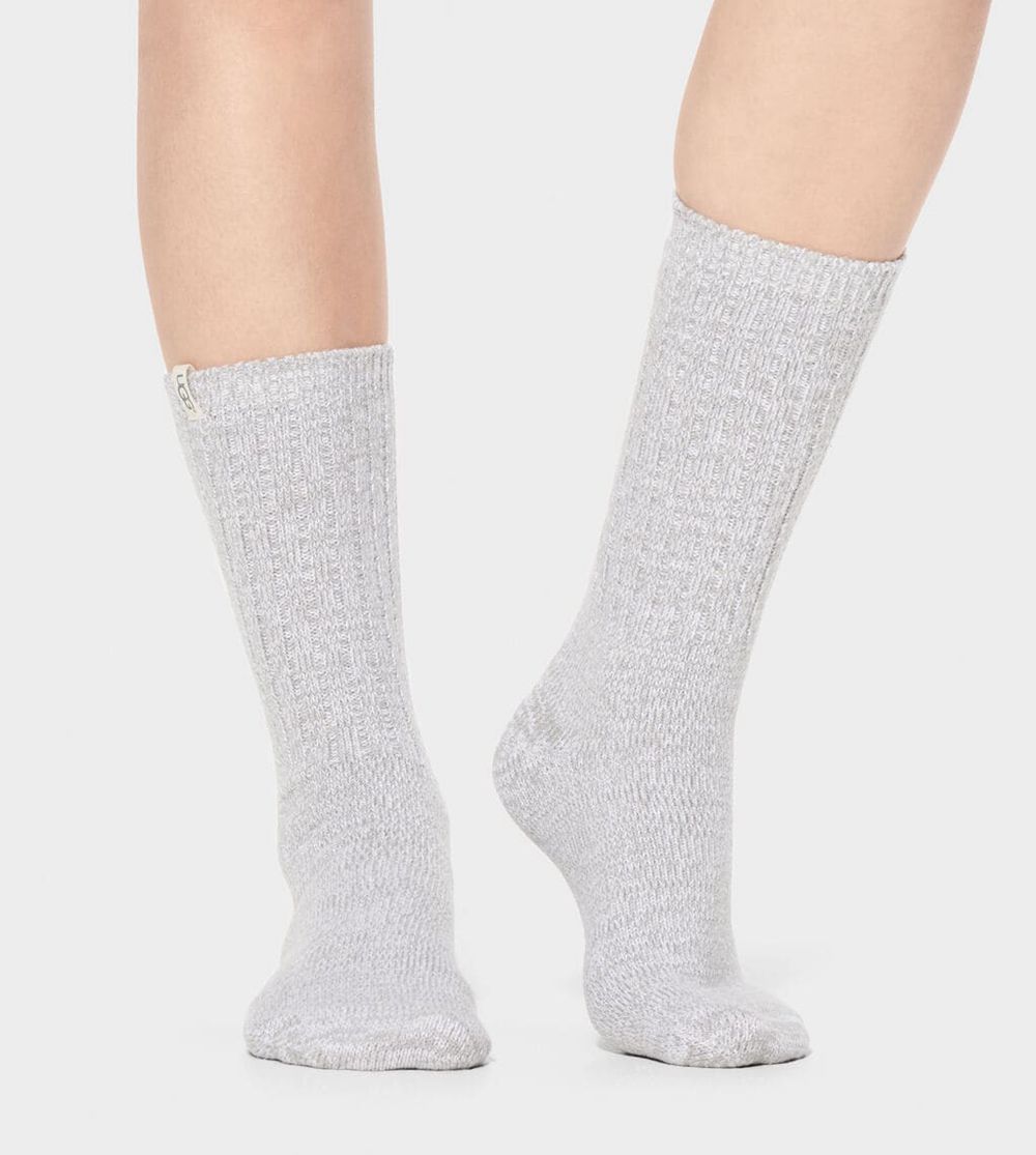 Ugg Socks Canada - Ugg Women's Rib Knit Slouchy Crew Grey